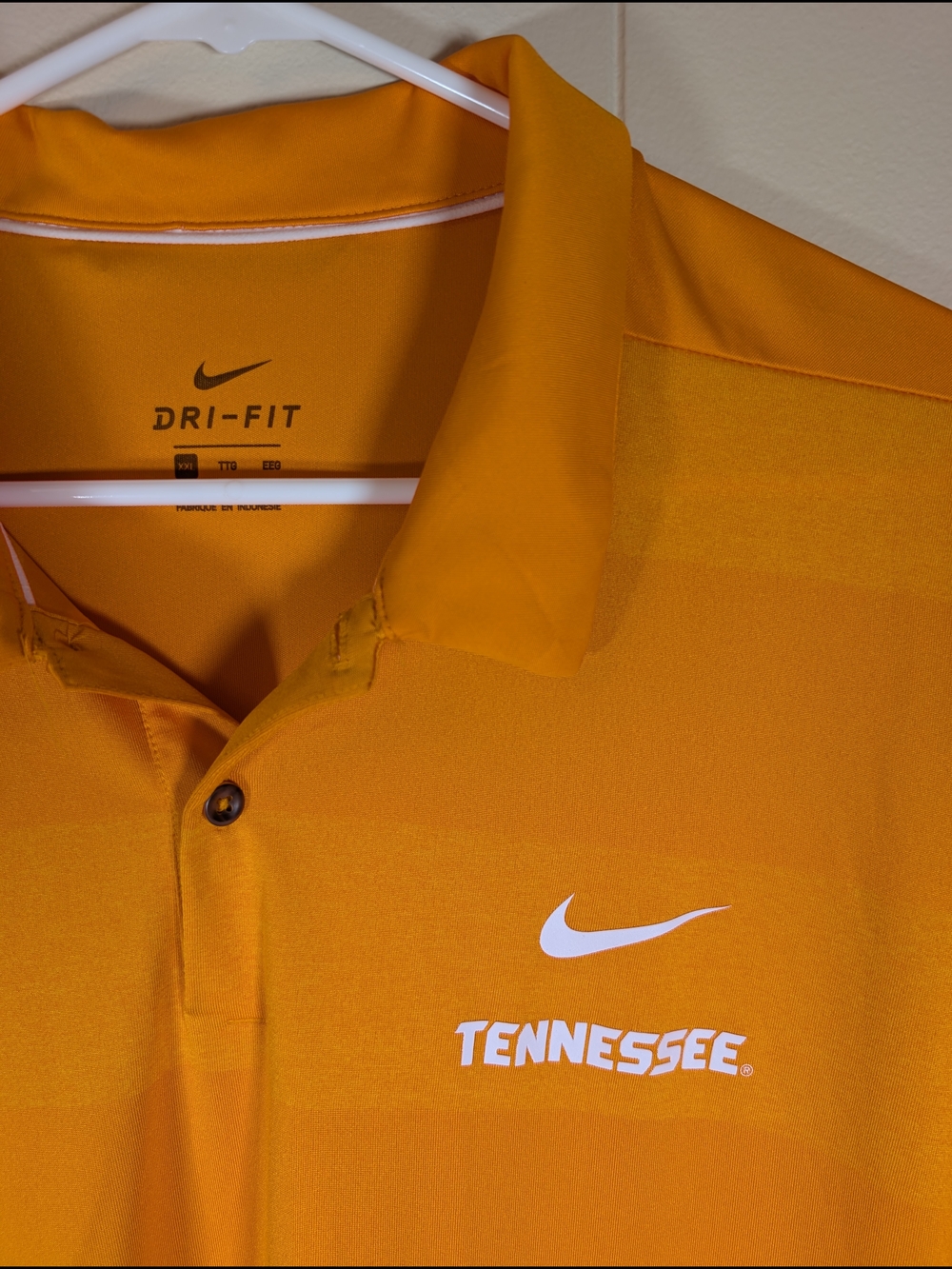 Nike Dri-FIT Tennessee Volunteers Polo | Men’s XXL | UT Vols Orange Performance